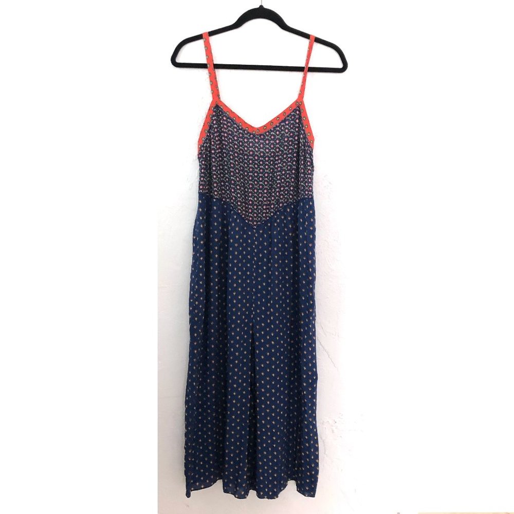 Anthropologie Wide Leg Cropped Jumpsuit